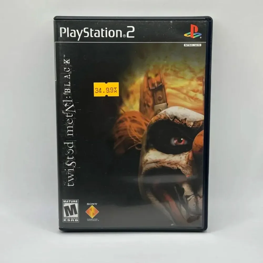 Twisted Metal Black ( Sony PlayStation 2 PS2 ) 100% CIB MINT REG CARD